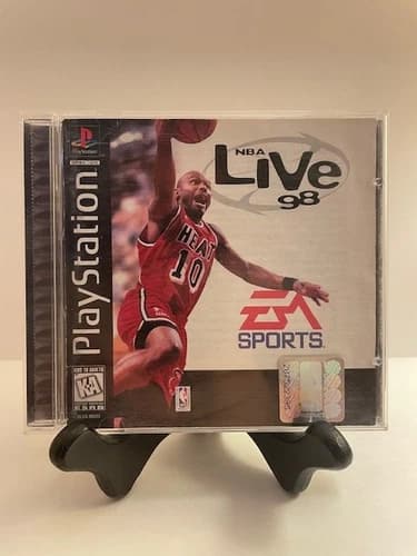 NBA Live 98 (Sony Playstation, PS1) Complete w/Manual Tested Works