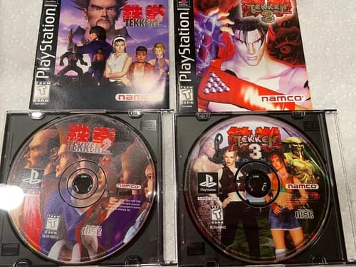 Tekken 2 and 3 Sony PlayStation 1 PS1) Polished Disc Only