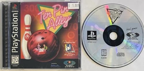 Ten Pin Alley (Sony PlayStation 1, PS1) COMPLETE!! | CIB | M1929