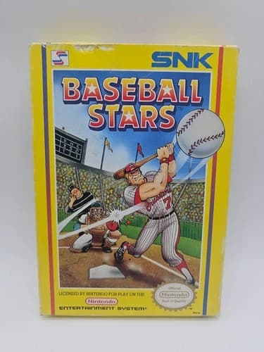 Baseball Stars (Nintendo Entertainment System, 1989) NES CIB Complete Tested!
