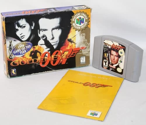 GoldenEye 007 N64 Nintendo 64 Complete CIB! Authentic! Good Condition! Rare!