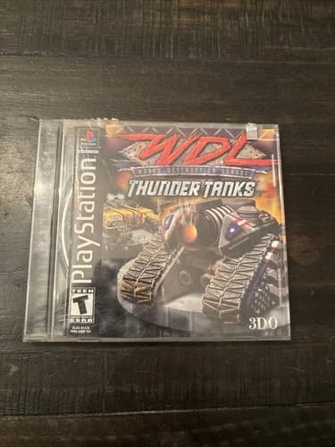 2000 WDL World Destruction League Thunder Tanks PS1 Video Game PlayStation 1 CIB