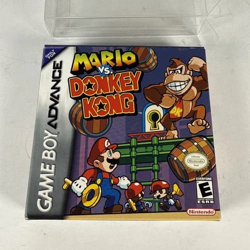 Mario vs. Donkey Kong (Game Boy Advance GBA, 2004) COMPLETE CIB Authentic Tested