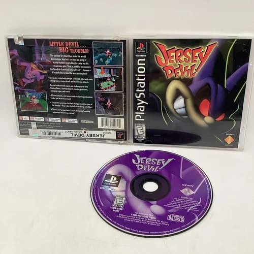 Jersey Devil - Sony PlayStation 1 PS1 - CIB