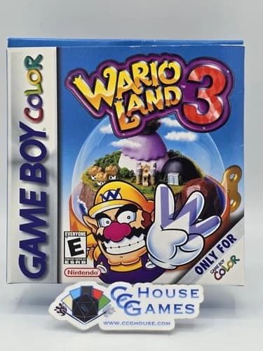 Wario Land 3 - Gameboy Color GBC CIB Authentic Tested CLEAN! *CCGHouse* VD