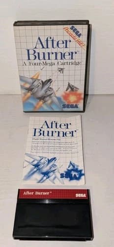 After Burner (Sega Master System) Cib Complete - Tested