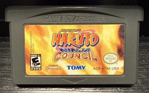 Nintendo Game Boy Advance Naruto Ninja Council Authentic Tested Working Tomy GBA