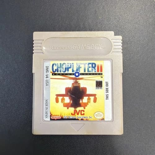 Choplifter II 2 (Nintendo Game Boy, 1991) Genuine OEM Authentic