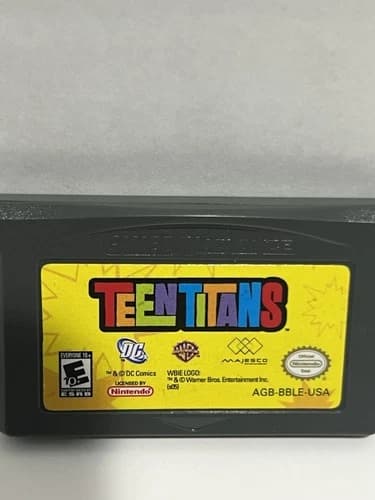 Teen Titans Gameboy Advance Loose Cartridge Tested Working Authentic
