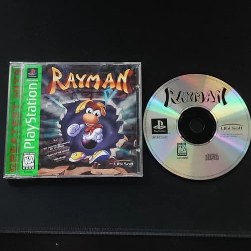 Rayman Sony PlayStation 1 PS1 Greatest Hits CIB Tested Works Video Game COMPLETE