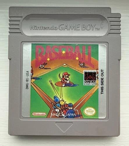 Nintendo Gameboy 1989 Baseball (Mario) Game Boy Cart Only