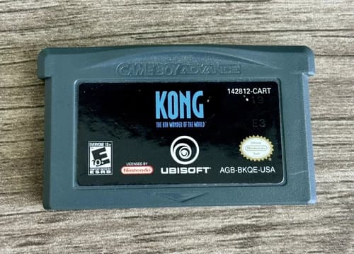 GBA Kong : 8th Wonder of the World Game Boy Advance Authentic Works