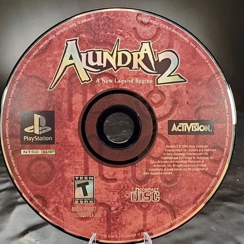 Alundra 2 PS1 PlayStation PSX Game Disc Only NTSC SLUS-01017 Activision RPG🎮