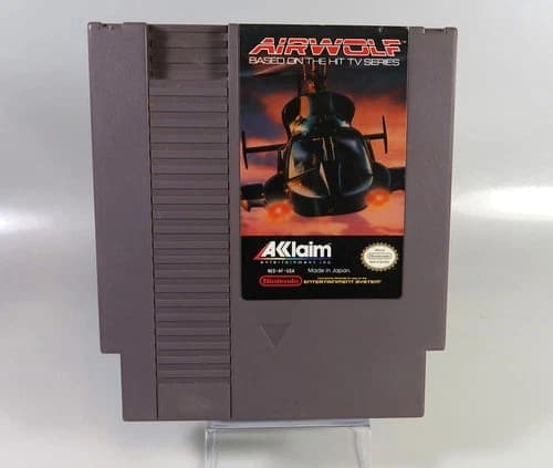 Nintendo NES: Airwolf Cartridge - Tested & WORKS!
