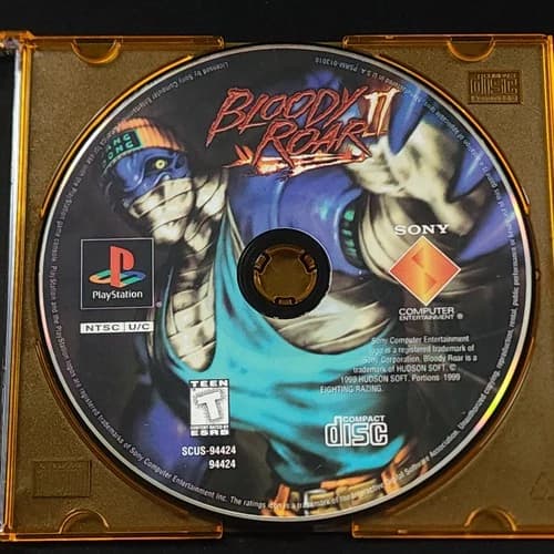 Bloody Roar 2 II PS1 PlayStation 1 Disc Only