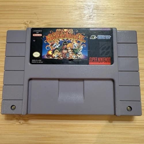 SNES 💥 Super Adventure Island 2 💥 💎 SAVES 💎 Rare Clean Tested Authentic