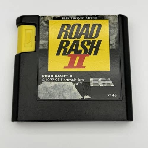 Road Rash 2 II Sega Genesis Cartridge Cleaned & Tested