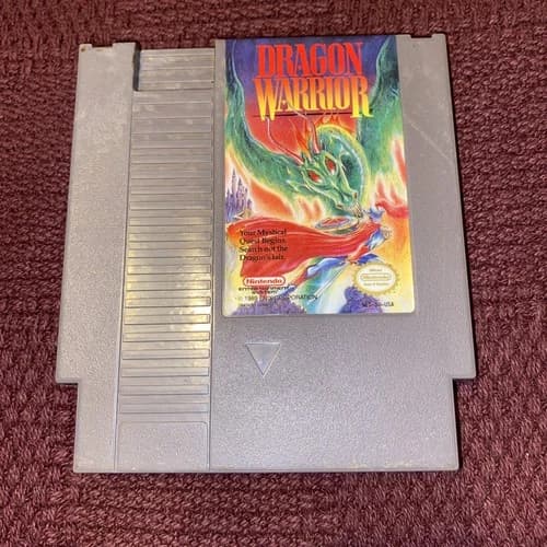 NES Dragon Warrior Game Cartridge Only