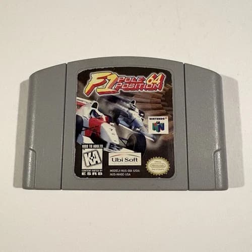 F1 Pole Position 64 Nintendo 64 N64 1997 Cartridge Only Tested Racing Game