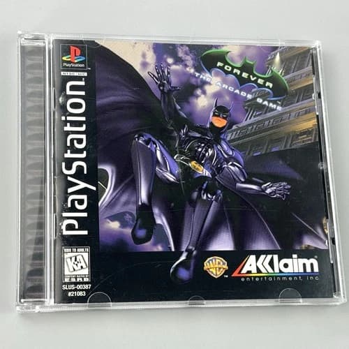 Batman Forever: The Arcade Game (PlayStation PS1, 1996) ROUGH Condition, Works