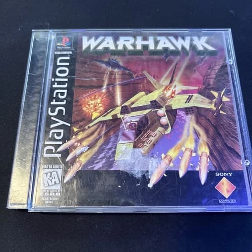Warhawk (Sony Playstation 1, 1995) PS1 CIB Tested And Working