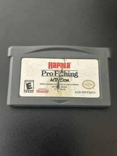 Nintendo Game Boy Advance Rapala Pro Fishing Authentic Tested & Working