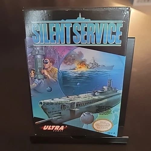 Silent Service (Nintendo Entertainment System, 1989) CIB Complete Cleaned Tested