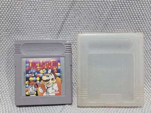 Nintendo Game Boy Gameboy Dr. Mario Original Authentic Cartridge Tested Cleaned