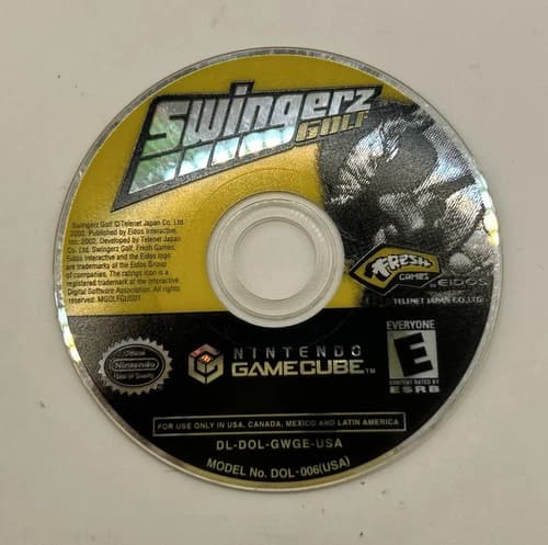 Swingerz Golf (Nintendo GameCube, 2002) Disc Only