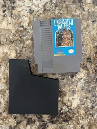 Uncharted Waters NES Nintendo Entertainment System Game Authentic