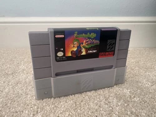Super Nintendo SNES Lemmings Video Game Tested Working