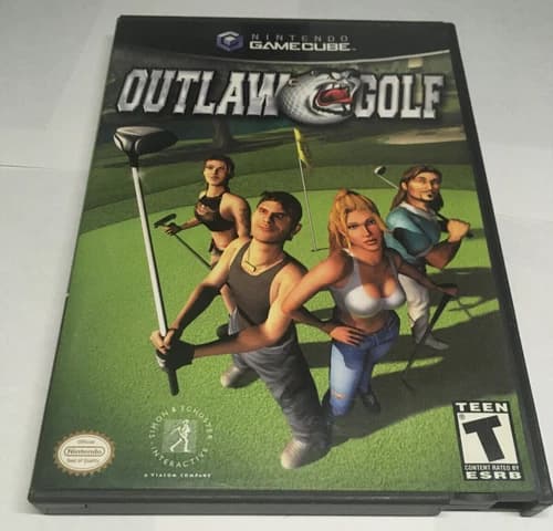 Nintendo GameCube - Outlaw Golf 2002 - Instruction Manual CIB Complete