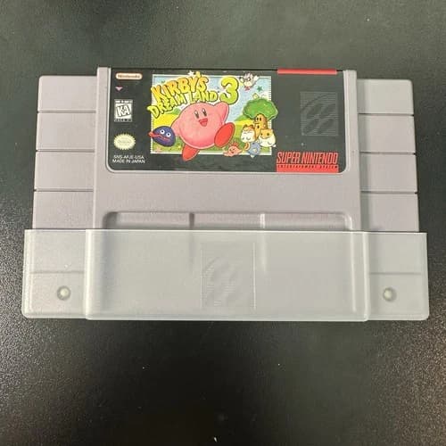Kirby's Dream Land 3 SNES Super Nintendo Entertainment System Authentic Vintage
