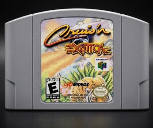 Cruis’n Exotica N64 Cartridge – Classic Game Racing Adventure for Nintendo 64