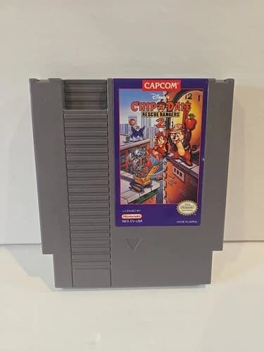 Disney Chip 'N Dale: Rescue Rangers 2 Nintendo NES Authentic - TESTED