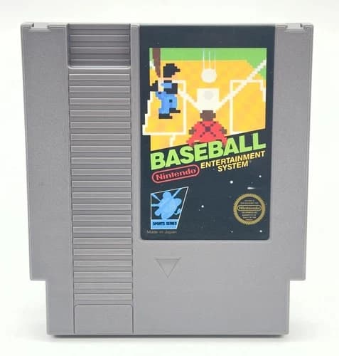 Nintendo NES Sports Series Baseball Authentic TESTED VGC Cartridge Only