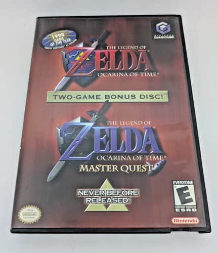Legend of Zelda: Ocarina of Time Master Quest (Nintendo GameCube) CIB TESTED
