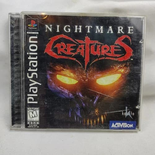 PlayStation PS1 Nightmare Creatures Activision Game TESTED