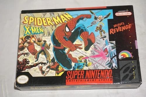 Spider-Man X-Men Arcade's Revenge (Super Nintendo SNES) Complete in Box CIB