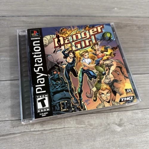 Danger Girl (Sony Ps1 PlayStation 1, 2000) Cib With Manual Tested & Working VG