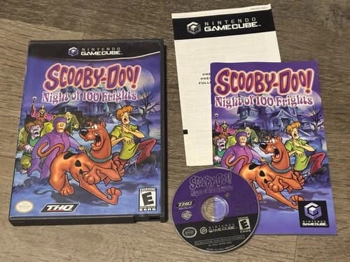 Scooby-Doo Night of 100 Frights Nintendo Gamecube Complete CIB Tested
