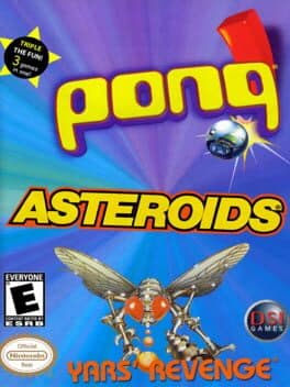 Asteroids / Pong / Yars' Revenge cover art