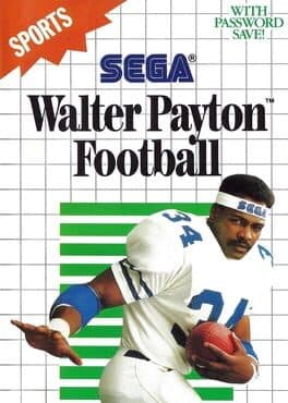 Walter Payton Football cover art